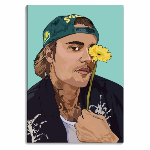 Justin Bieber Collection - personalised A4, A5, A6 notebook by Catherine Critchley.