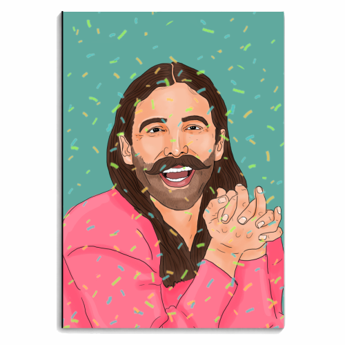 JVN Queer Eye - personalised A4, A5, A6 notebook by The Queer Store