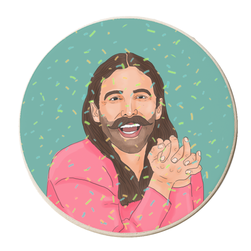 JVN Queer Eye - personalised beer coaster by The Queer Store