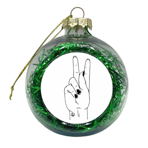 K - xmas bauble by mindy nettles