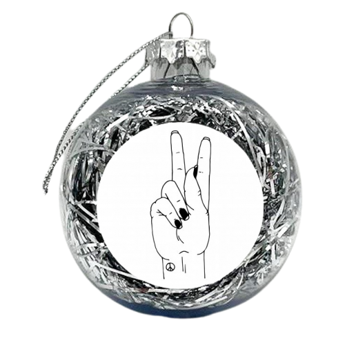 K - xmas bauble by mindy nettles