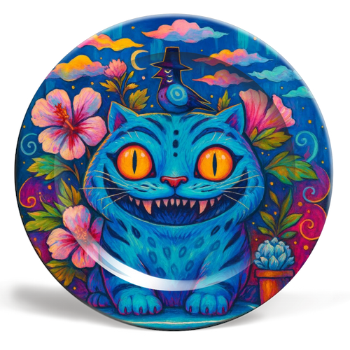 K-POP TIGER - ceramic dinner plate by Ms Doodle