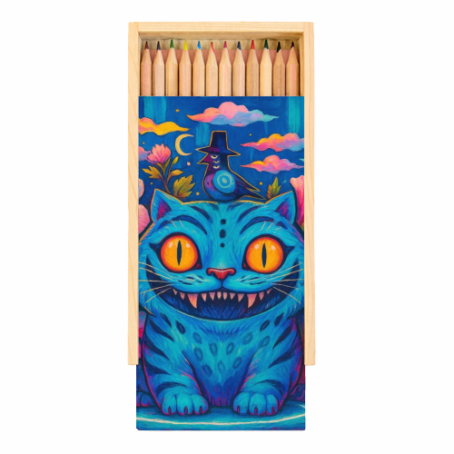 K-POP TIGER - Coloured Pencils with Box by Ms Doodle