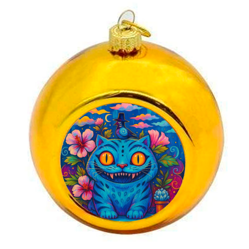 K-POP TIGER - colourful christmas bauble by Ms Doodle