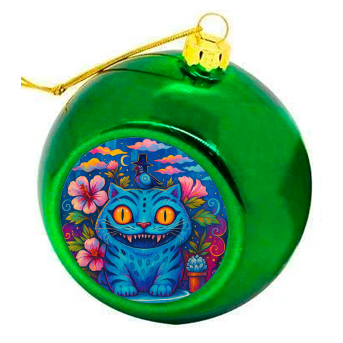 K-POP TIGER - colourful christmas bauble by Ms Doodle