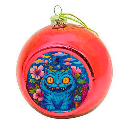 K-POP TIGER - colourful christmas bauble by Ms Doodle