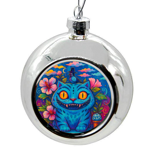 K-POP TIGER - colourful christmas bauble by Ms Doodle