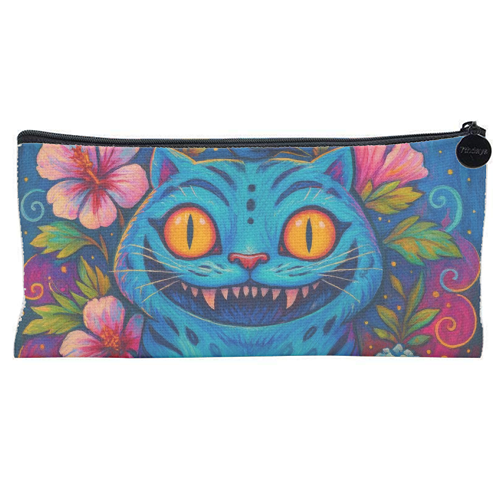 K-POP TIGER - flat pencil case by Ms Doodle