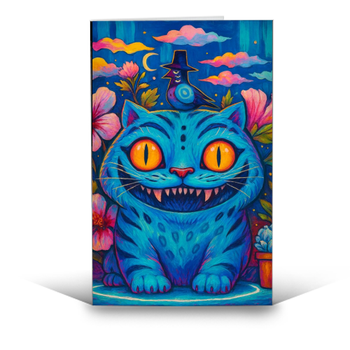 K-POP TIGER - funny greeting card by Ms Doodle