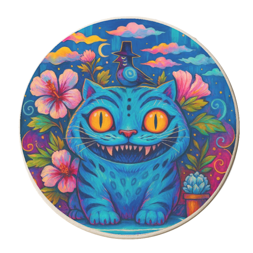 K-POP TIGER - personalised beer coaster by Ms Doodle