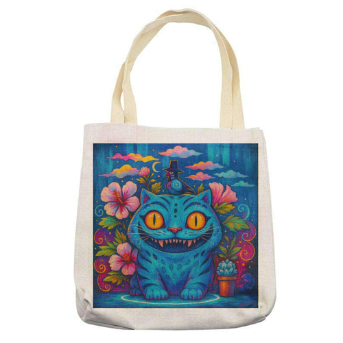 K-POP TIGER - printed canvas tote bag by Ms Doodle
