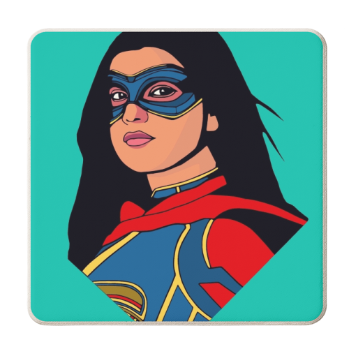 Kamala - personalised beer coaster by Danny Welch