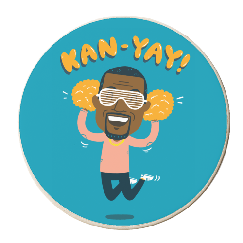 Kan-yay - personalised beer coaster by Matt Joyce
