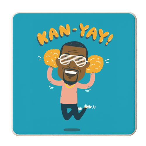 Kan-yay - personalised beer coaster by Matt Joyce