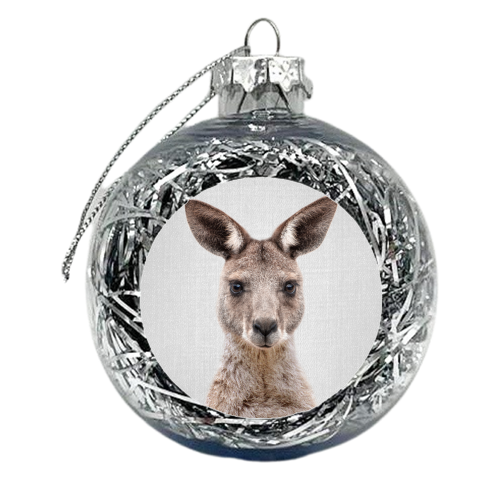 Kangaroo - Colorful - xmas bauble by Gal Design