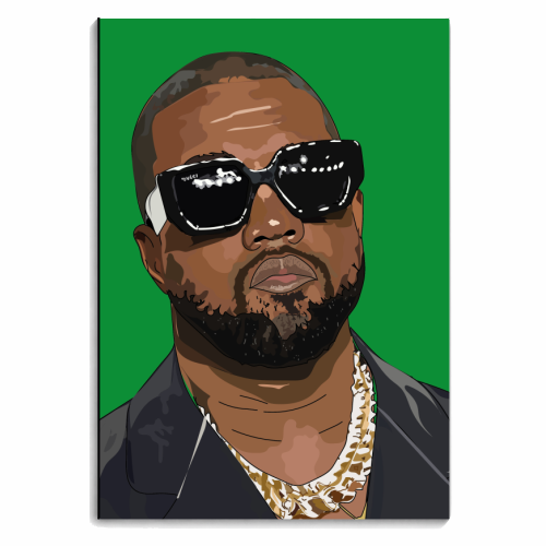 Kanye West Collection - personalised A4, A5, A6 notebook by Catherine Critchley.