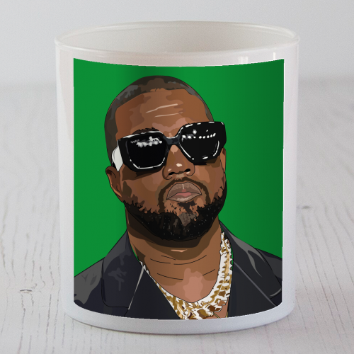 Kanye West Collection - scented candle by Catherine Critchley.