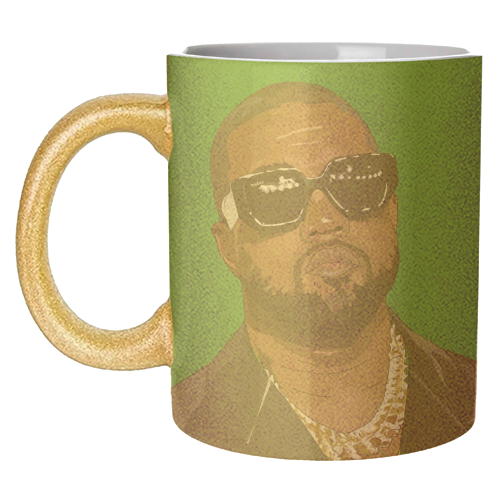 Kanye West Collection - unique mug by Catherine Critchley.