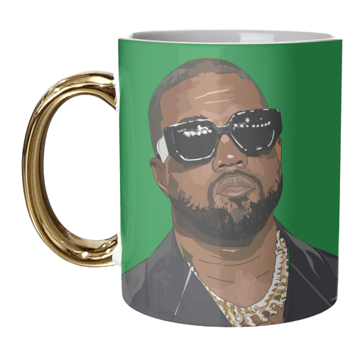 Kanye West Collection - unique mug by Catherine Critchley.