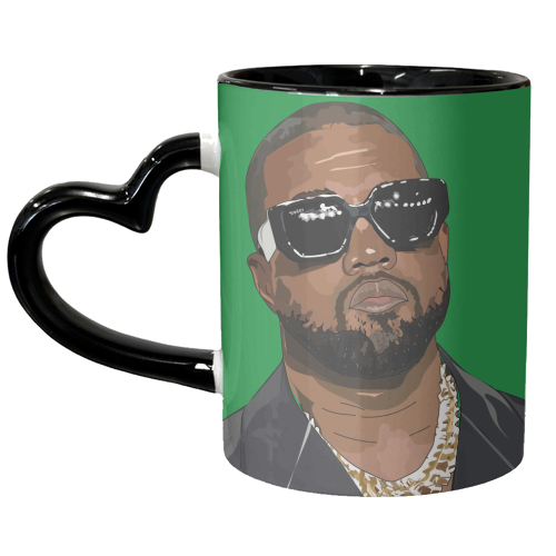 Kanye West Collection - unique mug by Catherine Critchley.