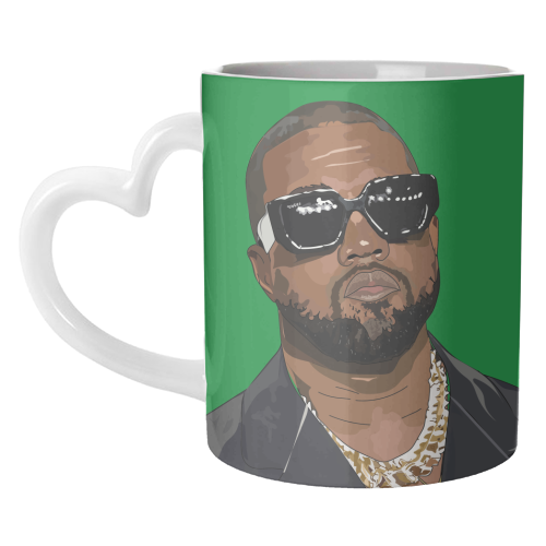 Kanye West Collection - unique mug by Catherine Critchley.
