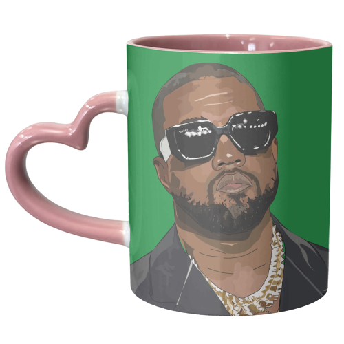 Kanye West Collection - unique mug by Catherine Critchley.