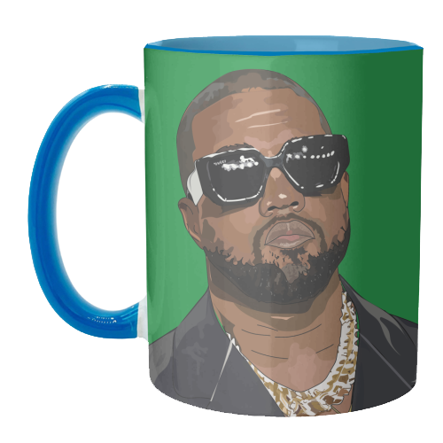 Kanye West Collection - unique mug by Catherine Critchley.