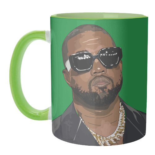 Kanye West Collection - unique mug by Catherine Critchley.