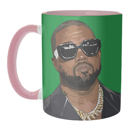 Kanye West Collection - unique mug by Catherine Critchley.