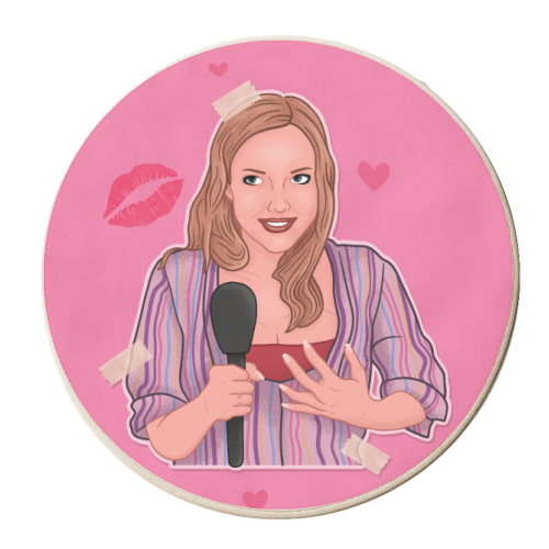 Karen Mean Girls - personalised beer coaster by Loren Grosvenor