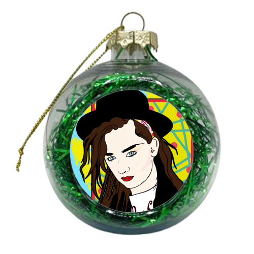 Karma Chameleon - xmas bauble by Bite Your Granny