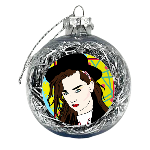 Karma Chameleon - xmas bauble by Bite Your Granny