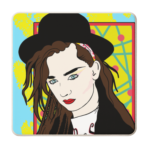 Karma Chameleon - personalised beer coaster by Bite Your Granny