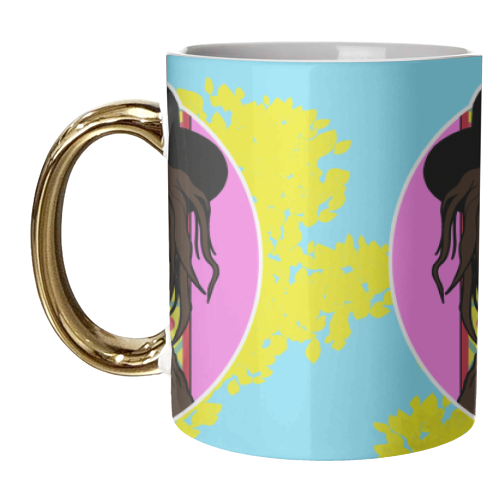 Karma Chameleon - unique mug by Bite Your Granny