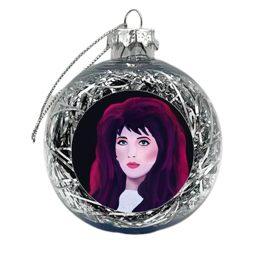 Kate Bush - xmas bauble by Rock and Rose Creative