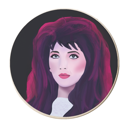 Kate Bush - personalised beer coaster by Rock and Rose Creative