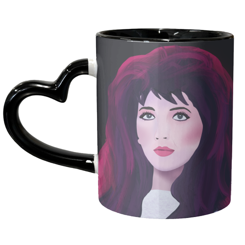 Kate Bush - unique mug by Rock and Rose Creative