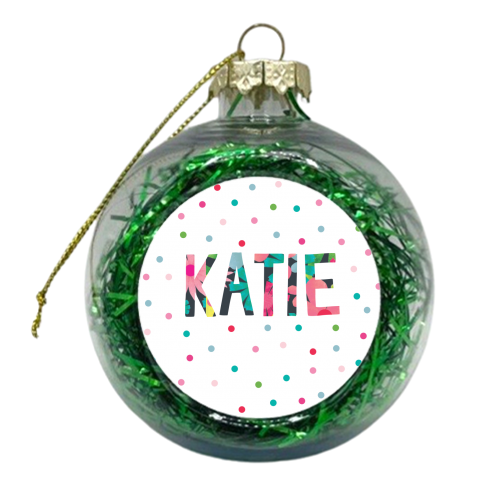 Katie - xmas bauble by The Boy and the Bear