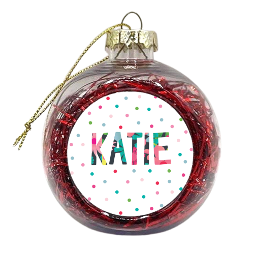Katie - xmas bauble by The Boy and the Bear