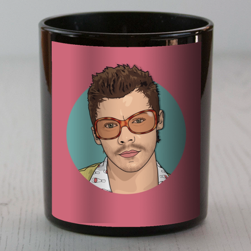 KATTDO Harry sunglasses illustration - scented candle by The Girl Next Draw