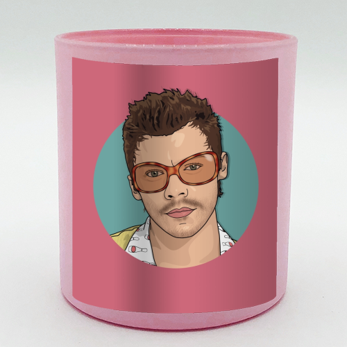 KATTDO Harry sunglasses illustration - scented candle by The Girl Next Draw