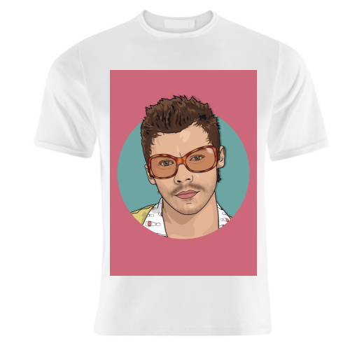 KATTDO Harry sunglasses illustration - unique t shirt by The Girl Next Draw