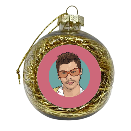 KATTDO Harry sunglasses illustration - xmas bauble by The Girl Next Draw