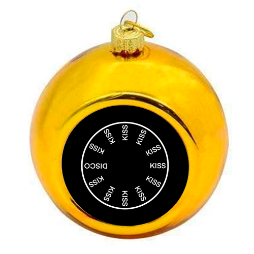 KATTDO in black - colourful christmas bauble by The Girl Next Draw