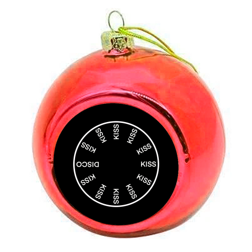 KATTDO in black - colourful christmas bauble by The Girl Next Draw