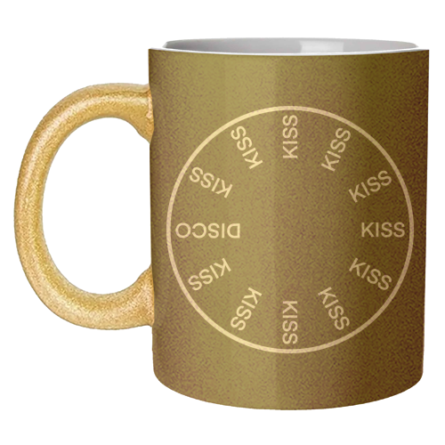 KATTDO in black - unique mug by The Girl Next Draw