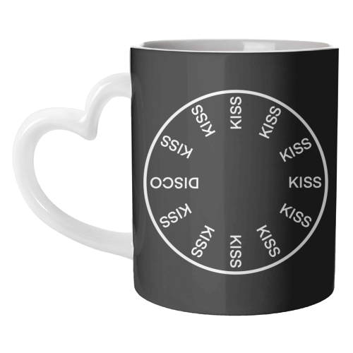 KATTDO in black - unique mug by The Girl Next Draw