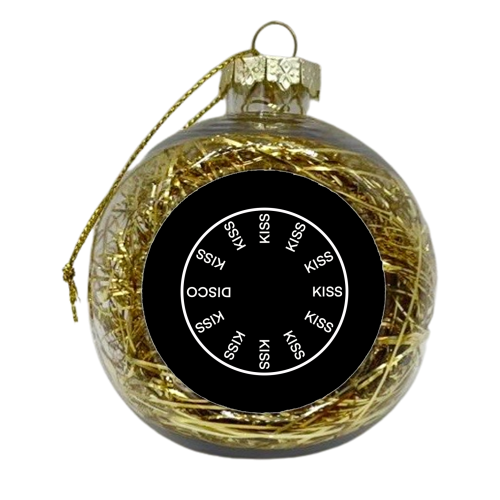 KATTDO in black - xmas bauble by The Girl Next Draw