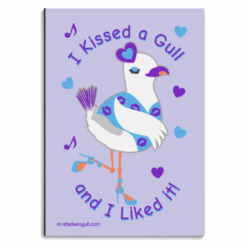 Katy Perry Celebrity Seagull - personalised A4, A5, A6 notebook by Rebel Seagull