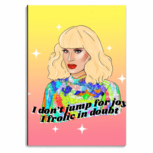 Katya Zamo - personalised A4, A5, A6 notebook by The Queer Store